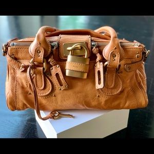 Chloe Paddington Medium Tan Leather Satchel